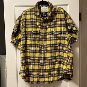 Plaid oversized shirt by R13
